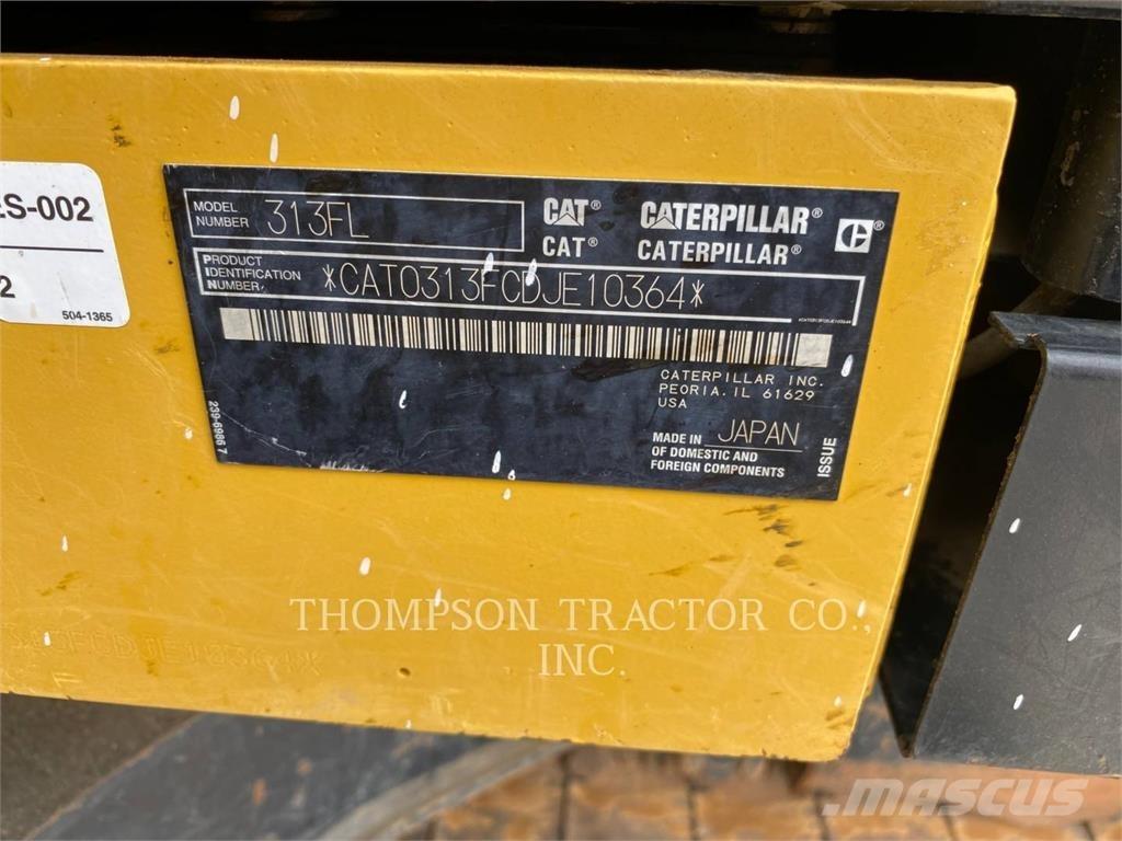 CAT 313FL Lánctalpas kotrók