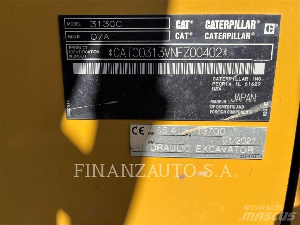 CAT 313GC Lánctalpas kotrók