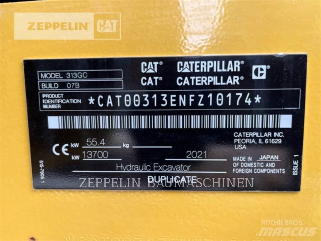 CAT 313GC Lánctalpas kotrók