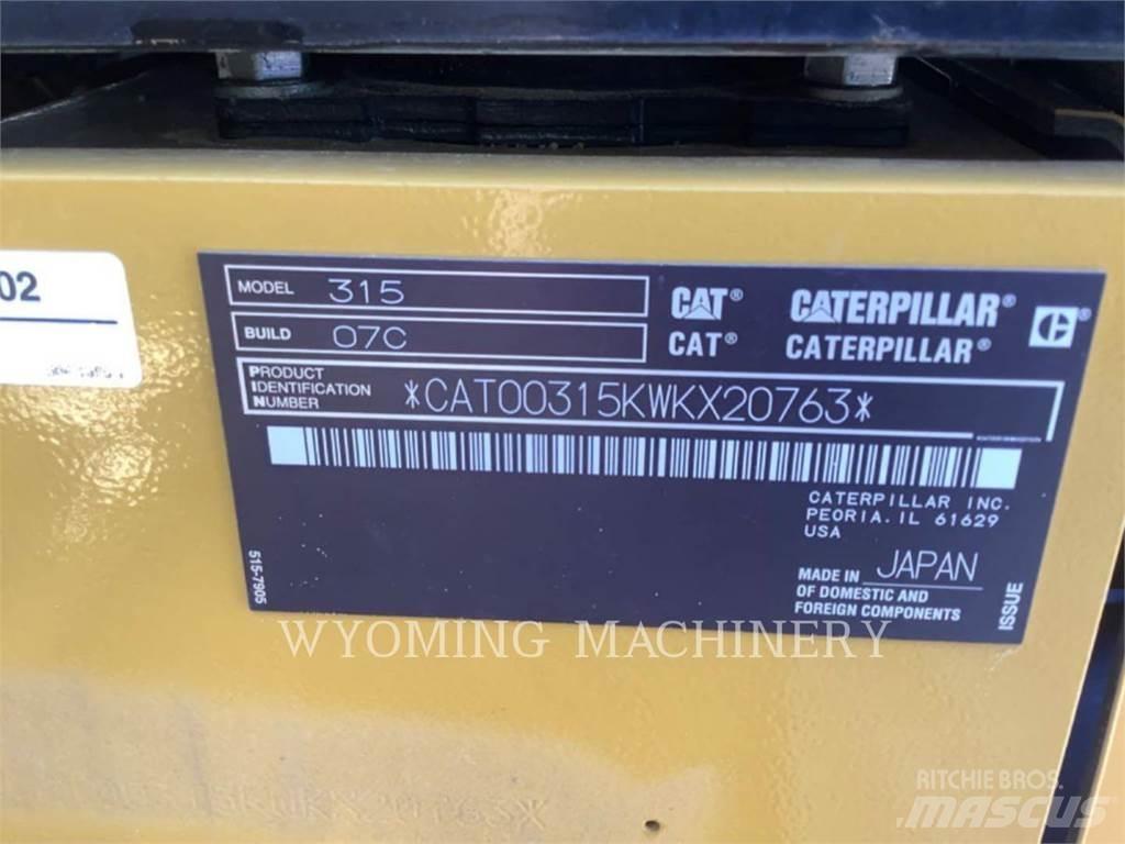 CAT 315 Lánctalpas kotrók
