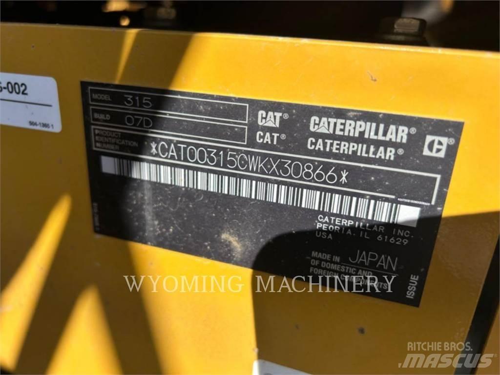 CAT 315 Lánctalpas kotrók