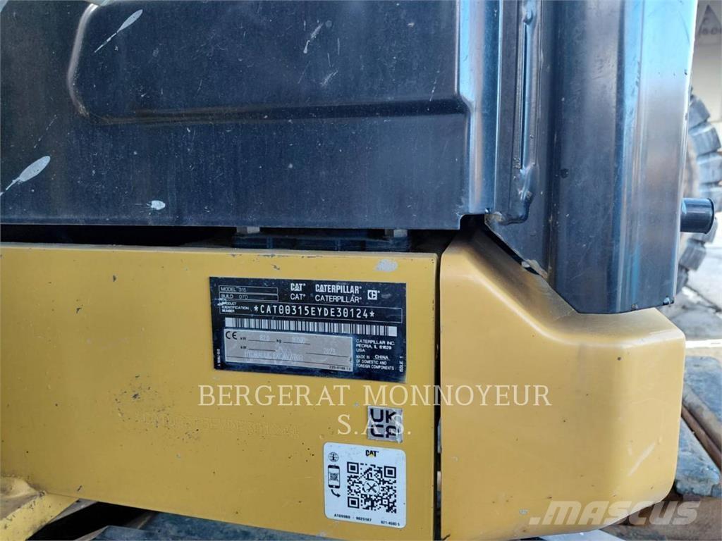 CAT 315 Lánctalpas kotrók