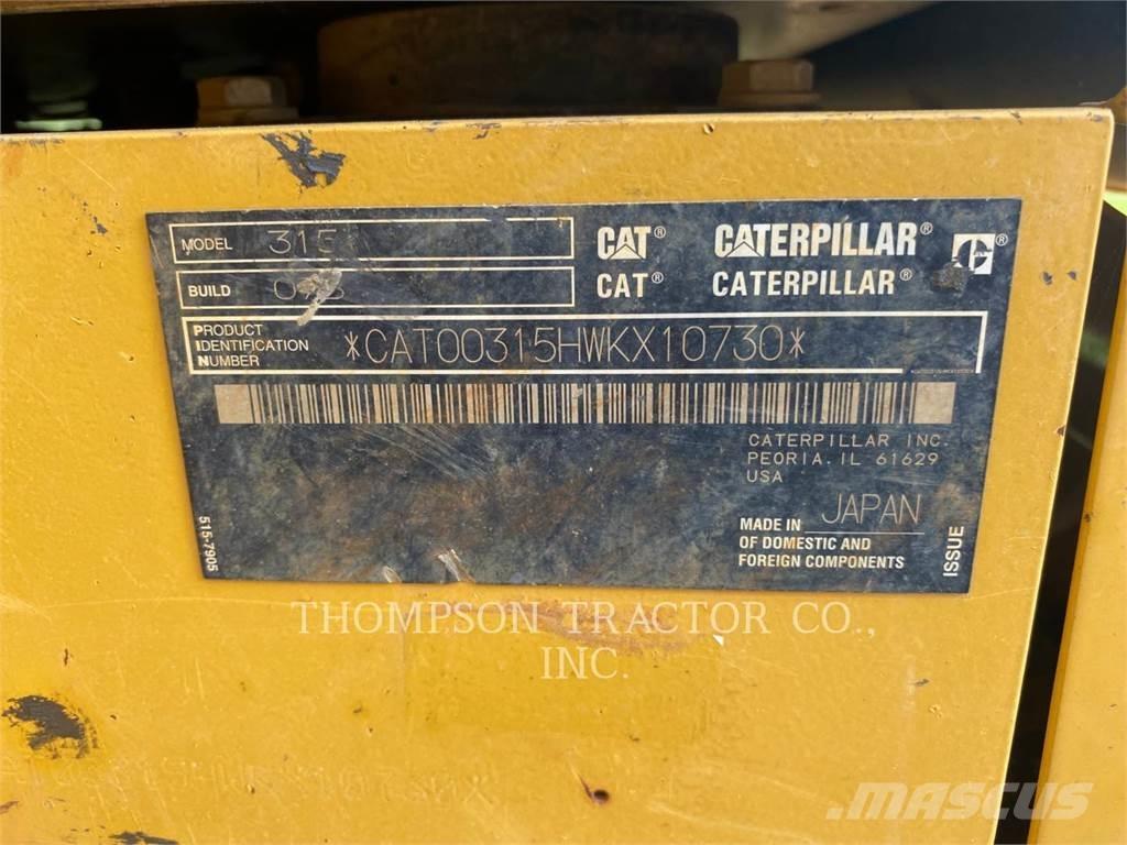 CAT 315 Lánctalpas kotrók