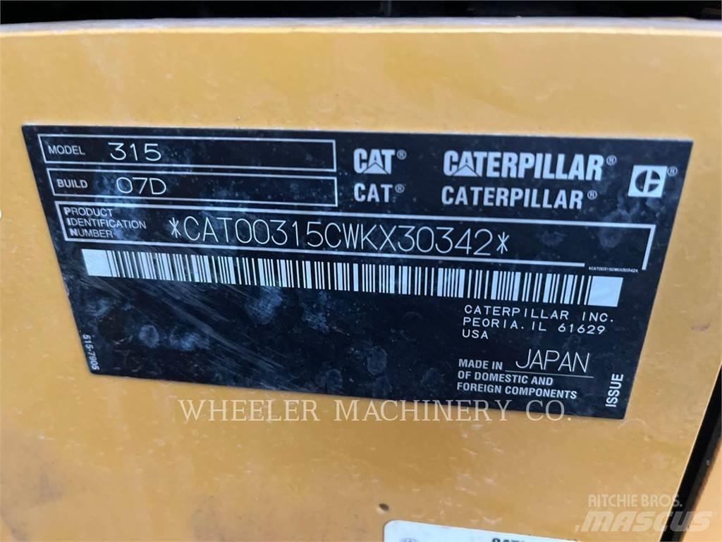 CAT 315 CF Lánctalpas kotrók