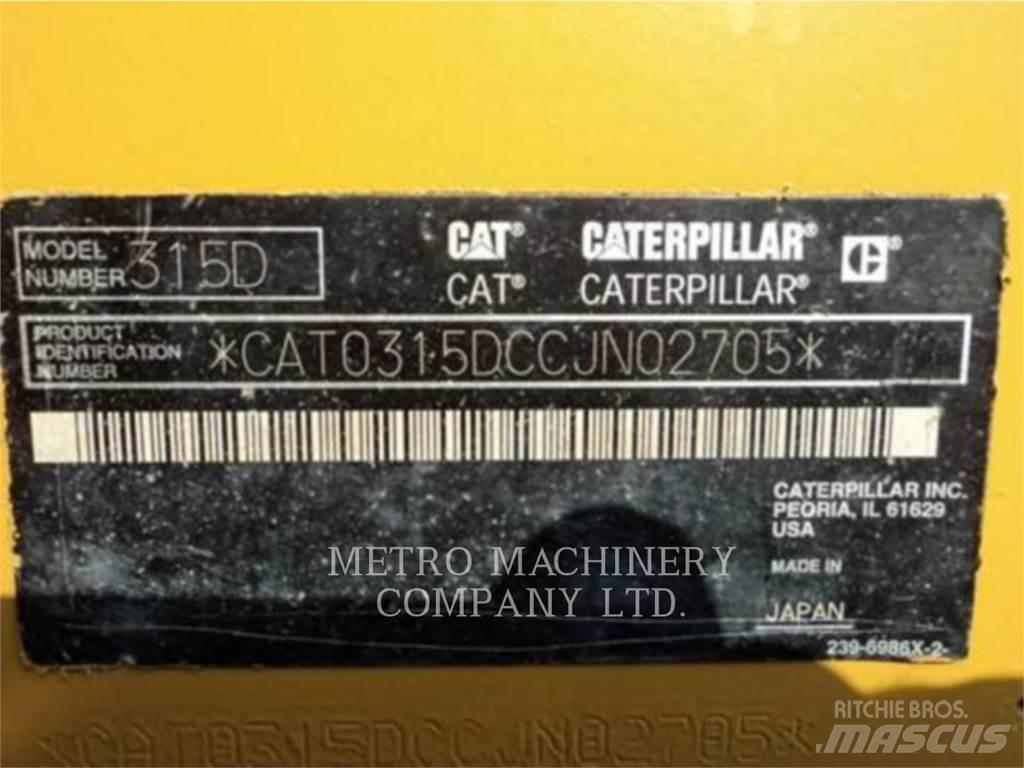 CAT 315DL Lánctalpas kotrók