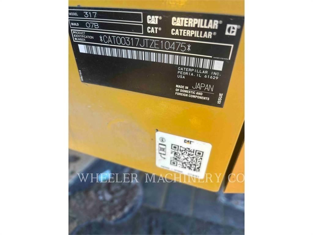 CAT 317 CF Lánctalpas kotrók