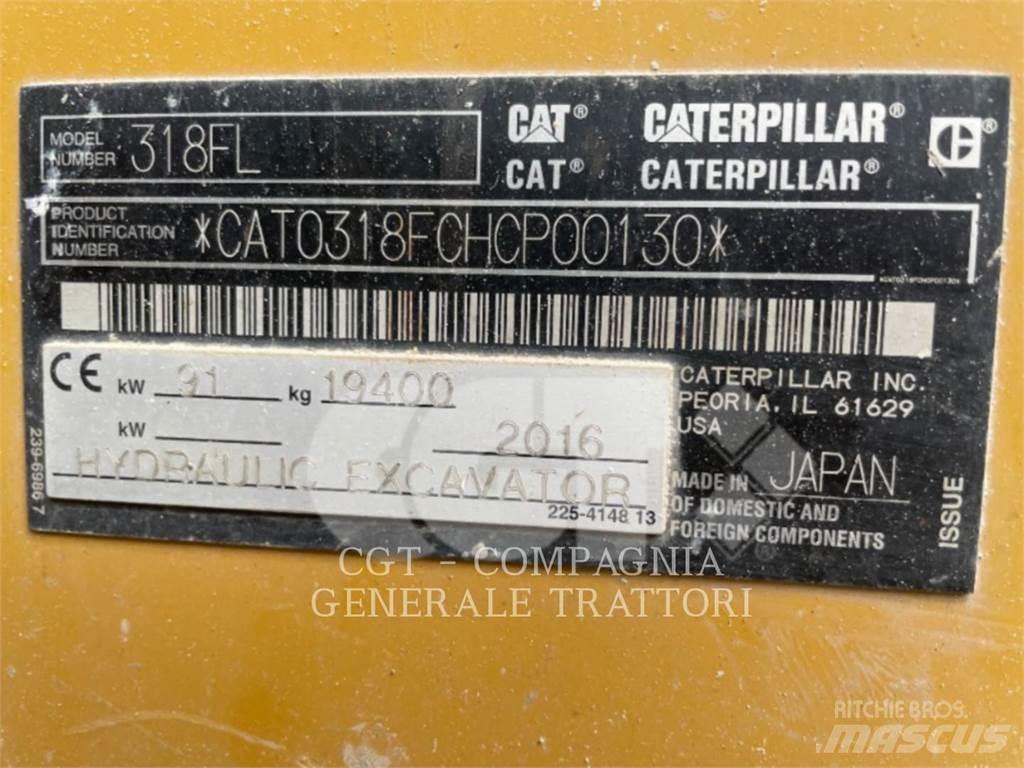 CAT 318F Lánctalpas kotrók