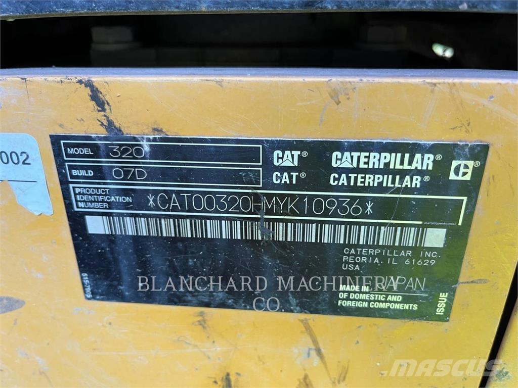 CAT 320 Lánctalpas kotrók
