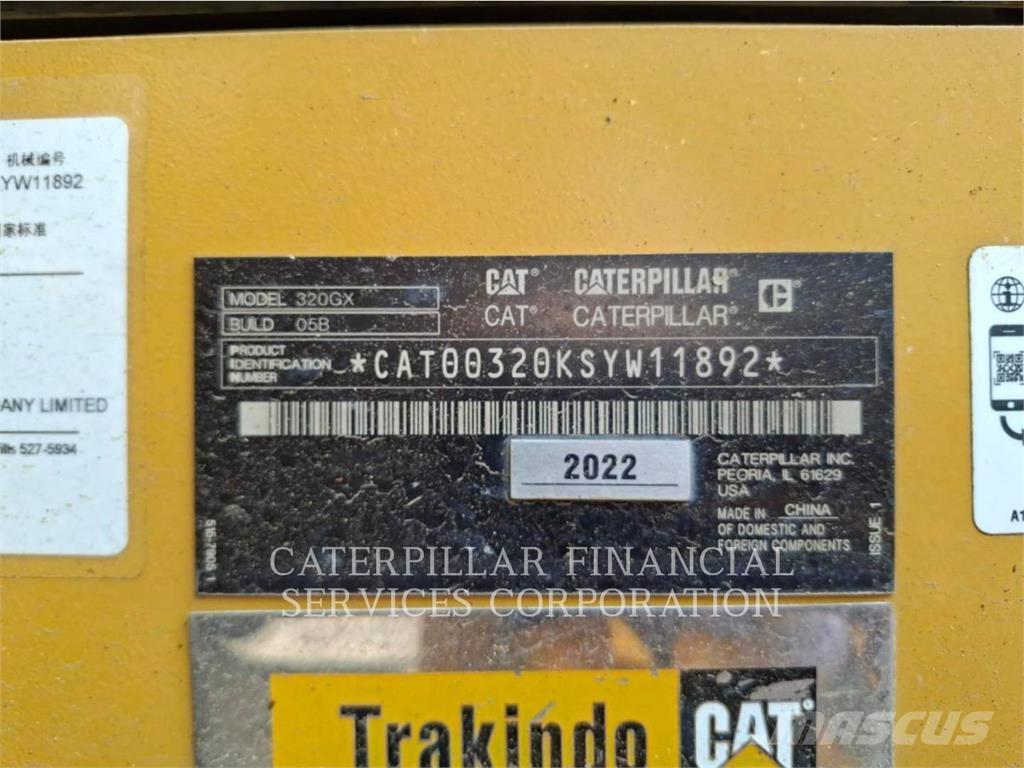 CAT 320-05GX Lánctalpas kotrók