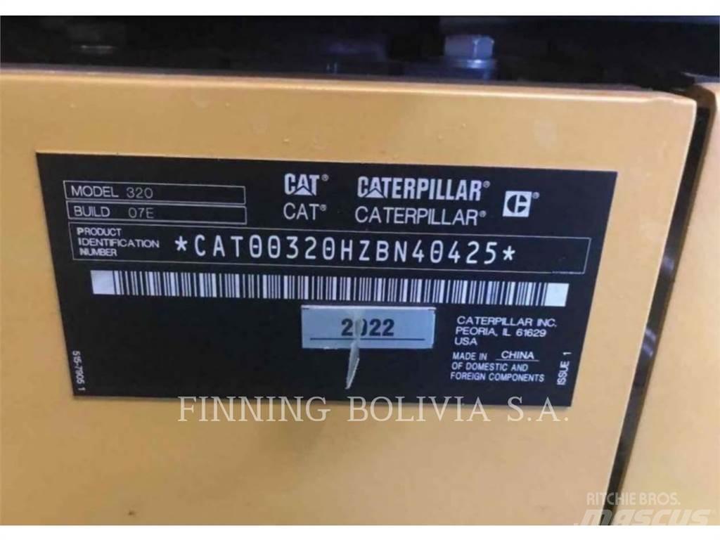 CAT 320-07 Lánctalpas kotrók