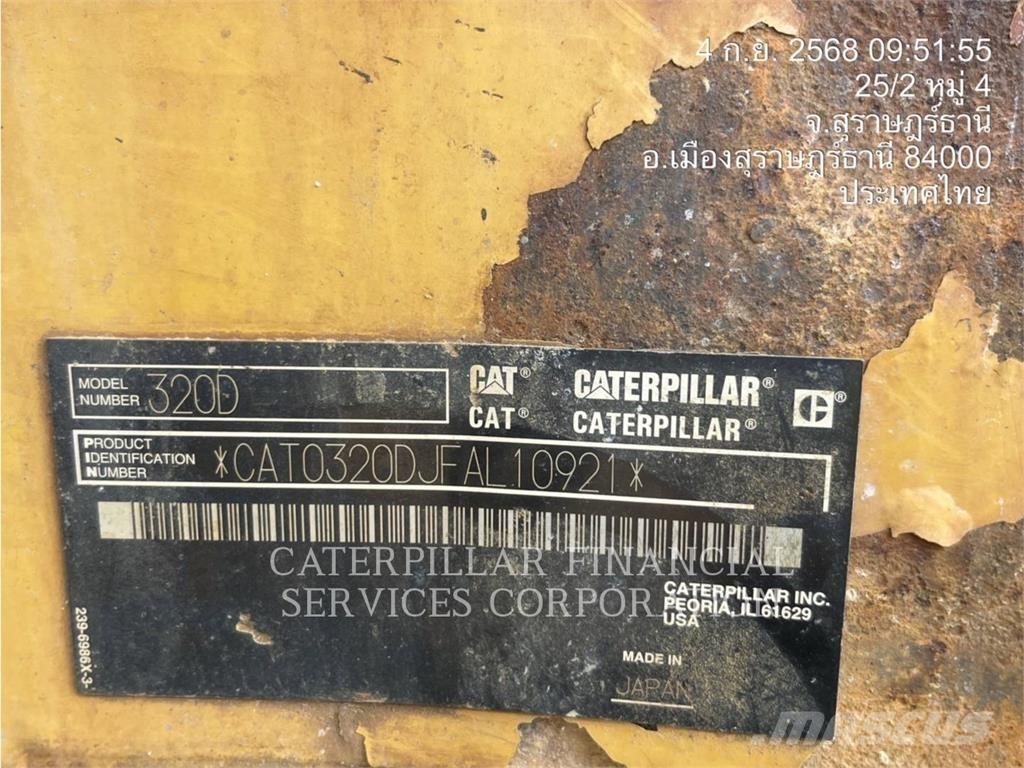 CAT 320D Lánctalpas kotrók