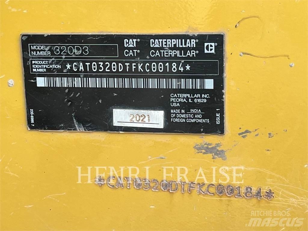 CAT 320D3 Lánctalpas kotrók