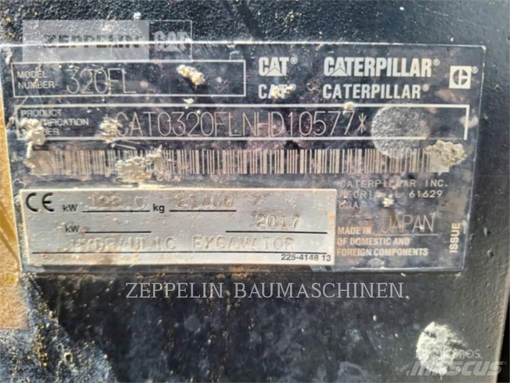 CAT 320FL Lánctalpas kotrók
