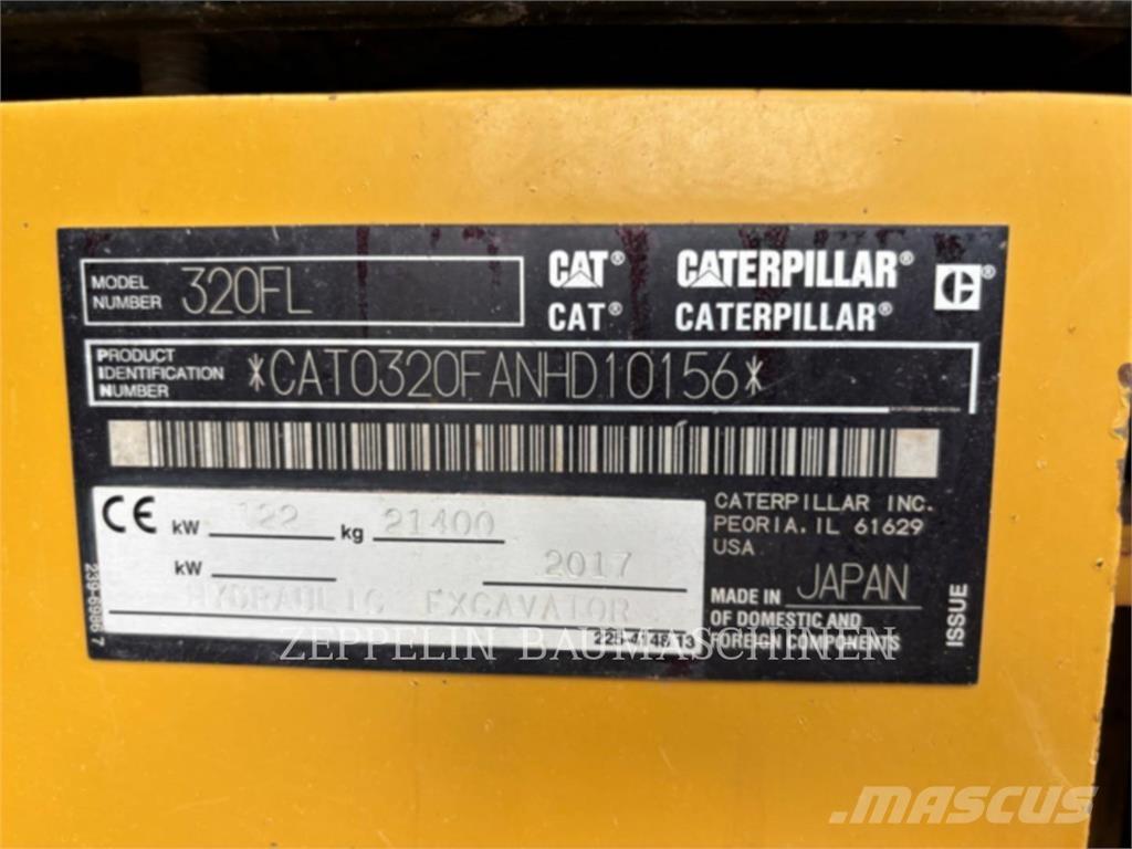 CAT 320FL Lánctalpas kotrók