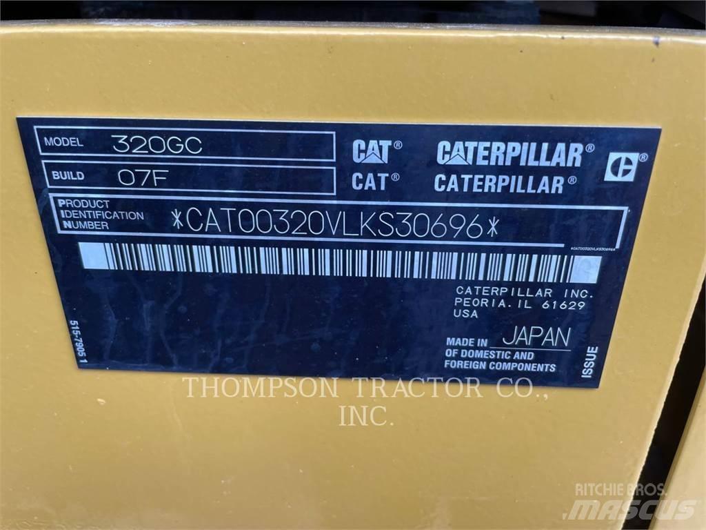 CAT 320GC Lánctalpas kotrók