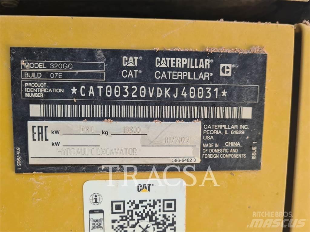 CAT 320GC Lánctalpas kotrók