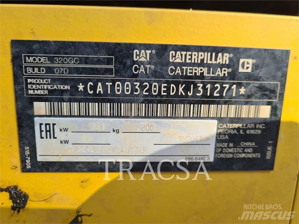 CAT 320GC Lánctalpas kotrók