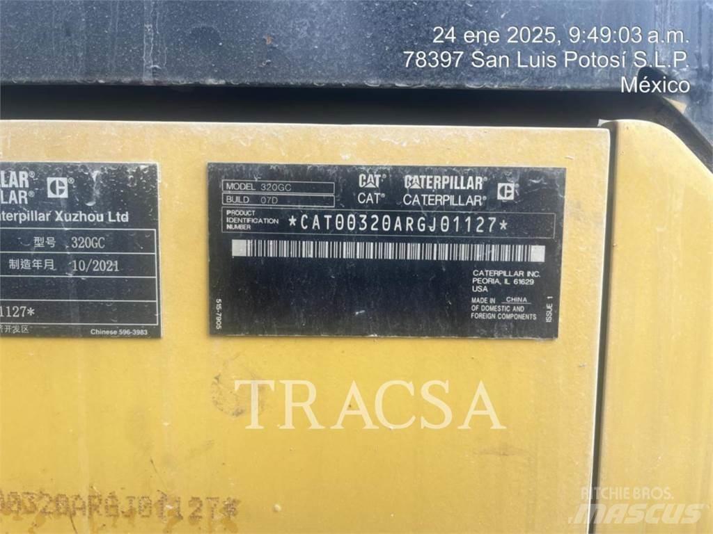CAT 320GC Lánctalpas kotrók