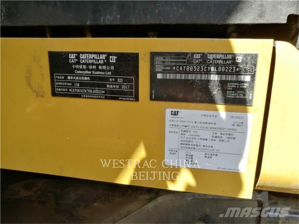 CAT 323-07 Lánctalpas kotrók