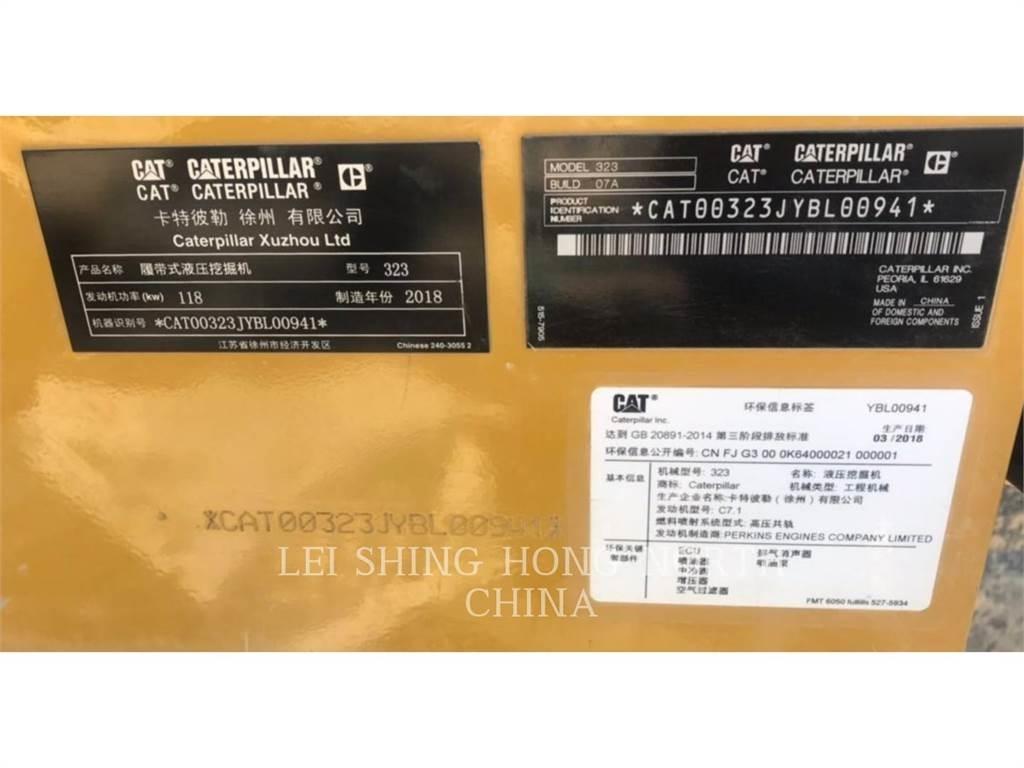 CAT 323-07 Lánctalpas kotrók