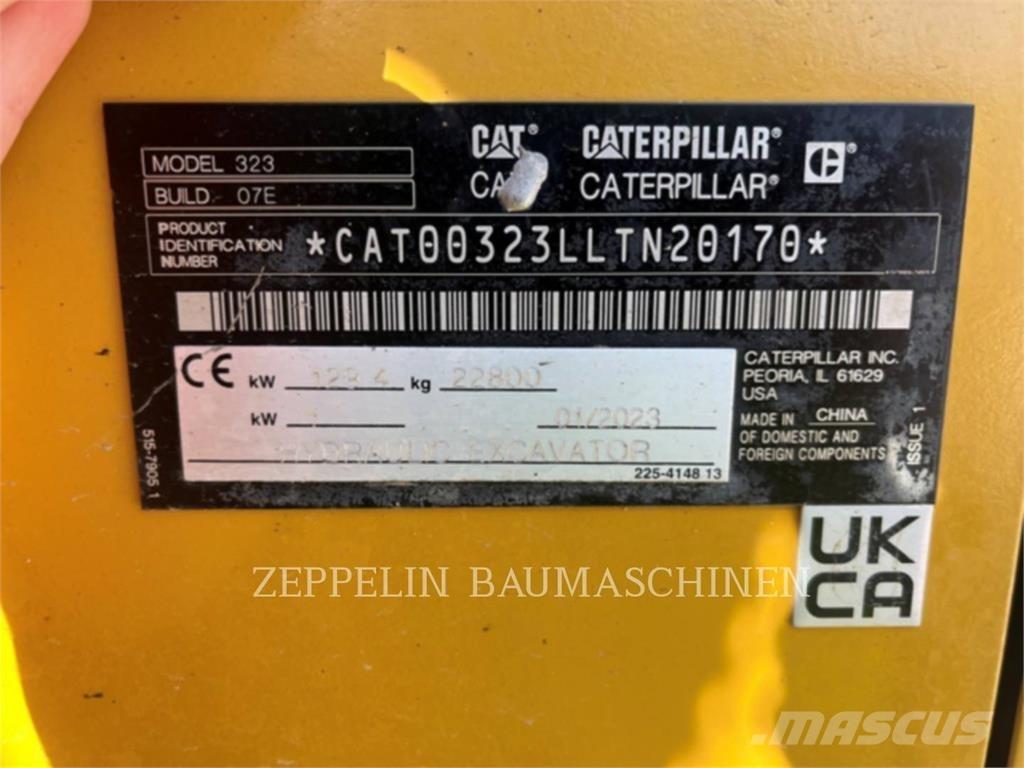 CAT 323-07D Lánctalpas kotrók