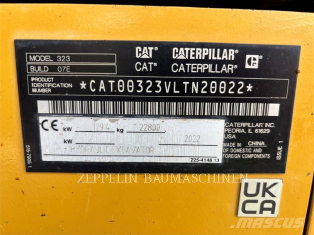 CAT 323-07D Lánctalpas kotrók