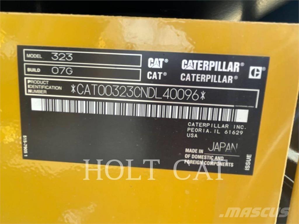 CAT 323 TC Lánctalpas kotrók
