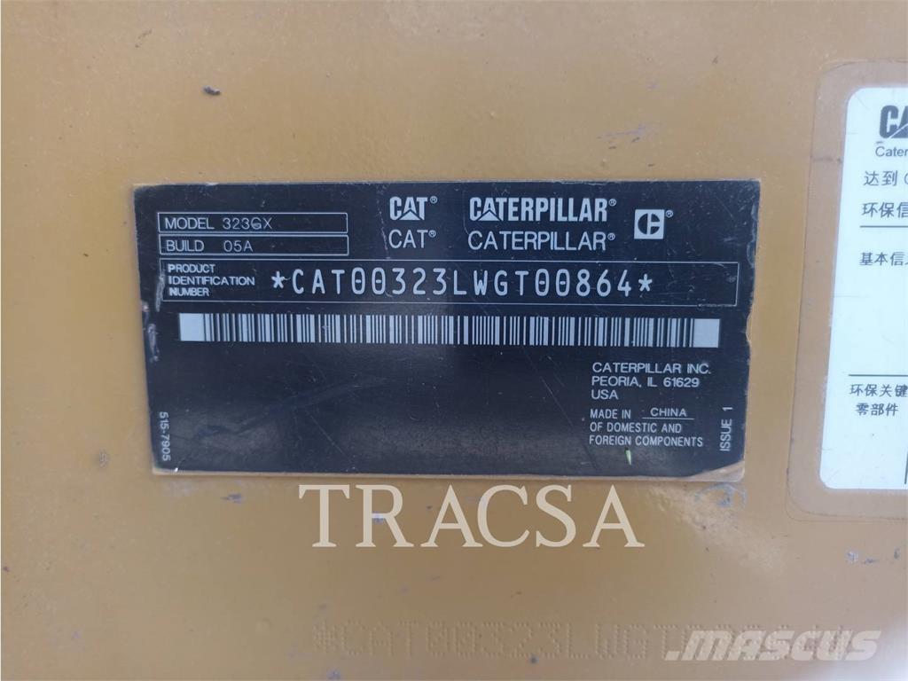 CAT 323GX Lánctalpas kotrók