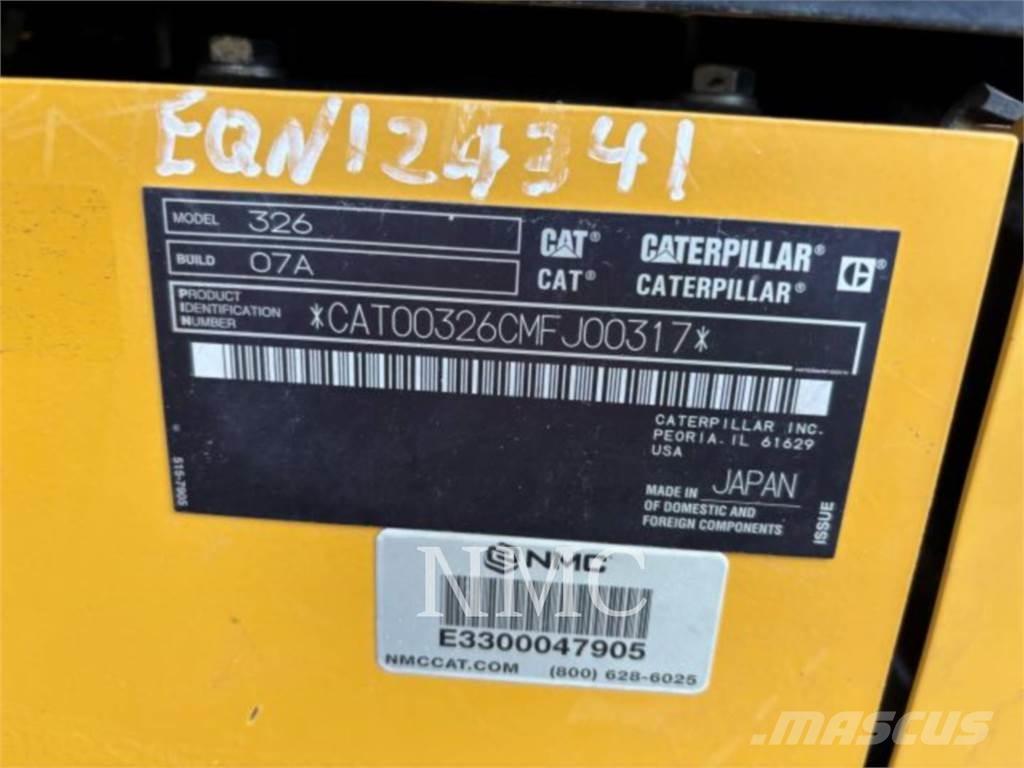 CAT 326-07 Lánctalpas kotrók