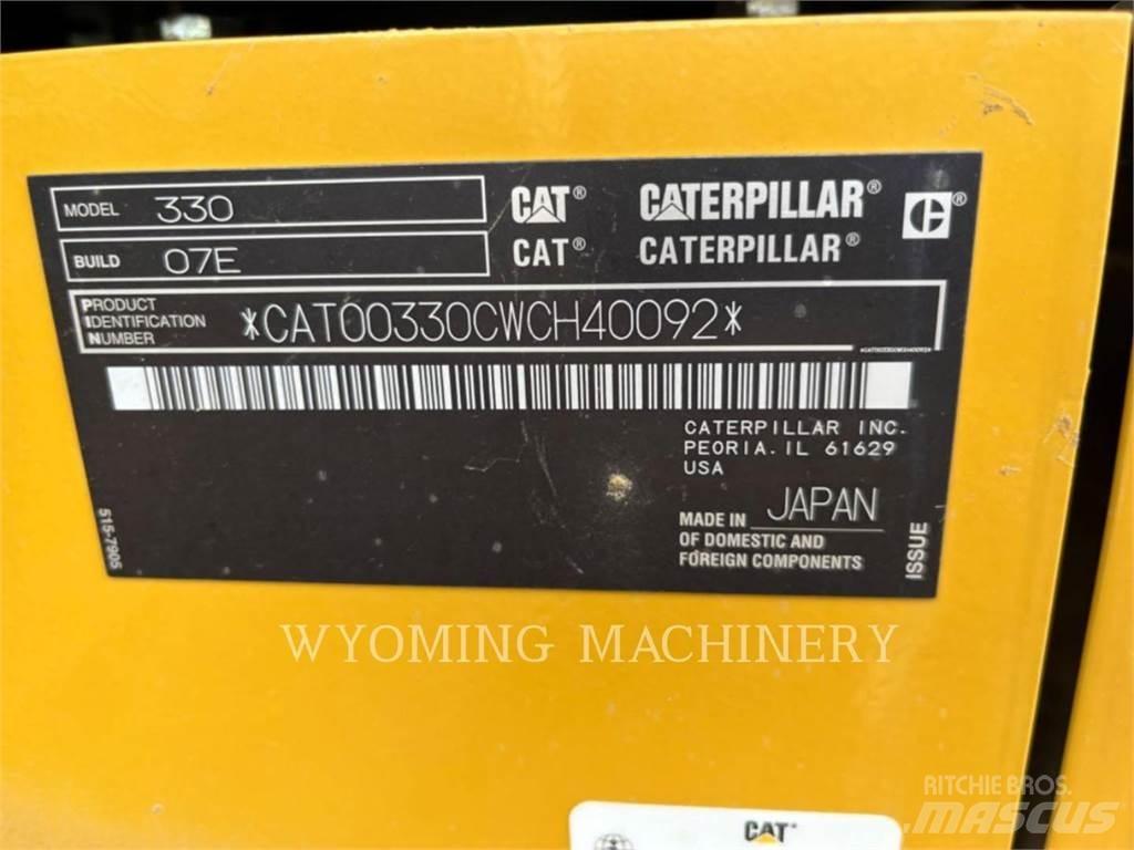 CAT 330 Lánctalpas kotrók