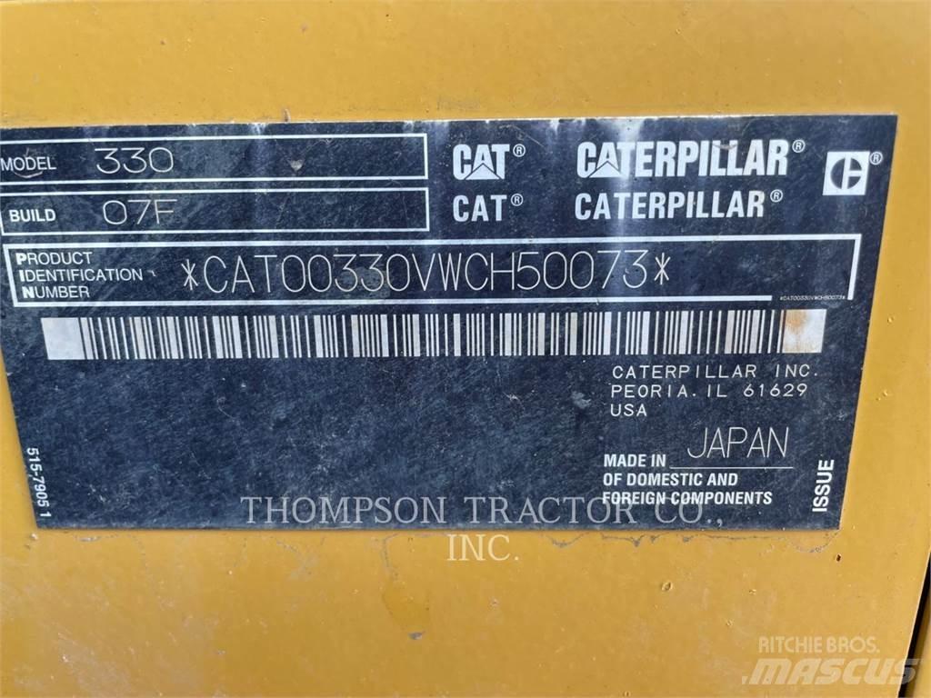 CAT 330 Lánctalpas kotrók
