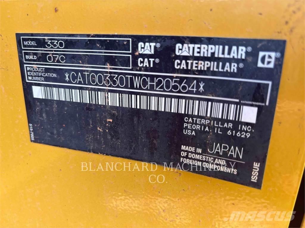 CAT 330 Lánctalpas kotrók