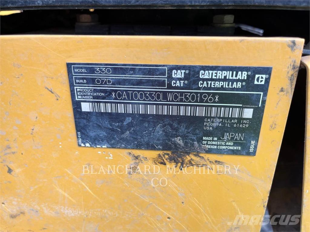 CAT 330 Lánctalpas kotrók