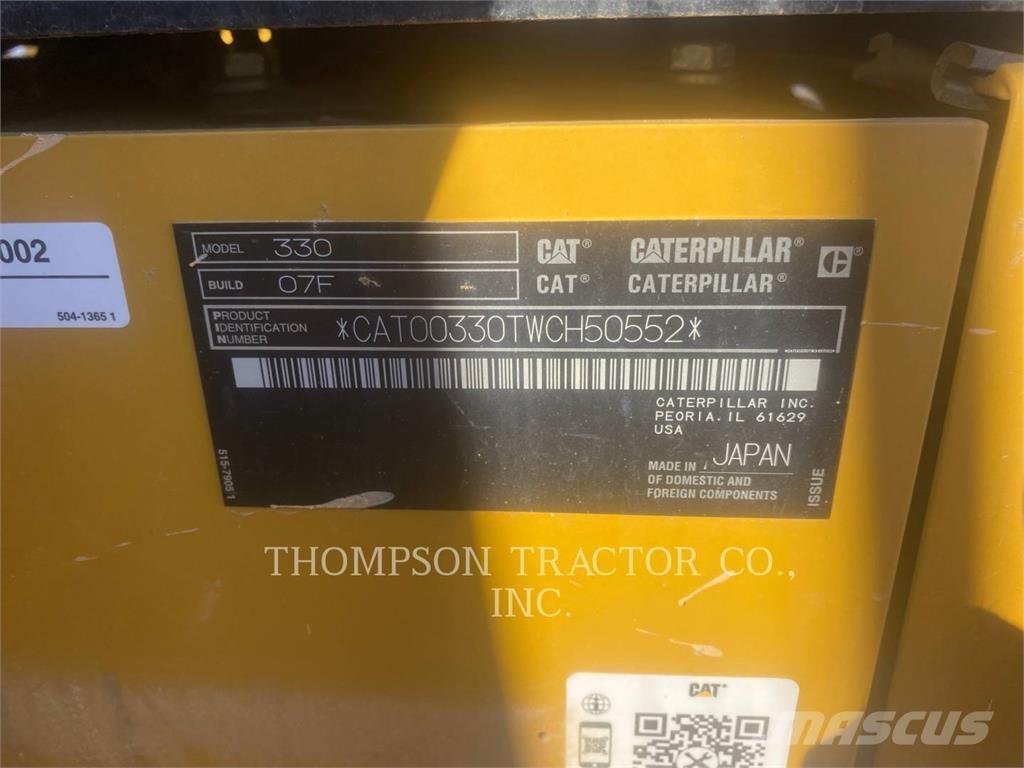 CAT 330 Lánctalpas kotrók