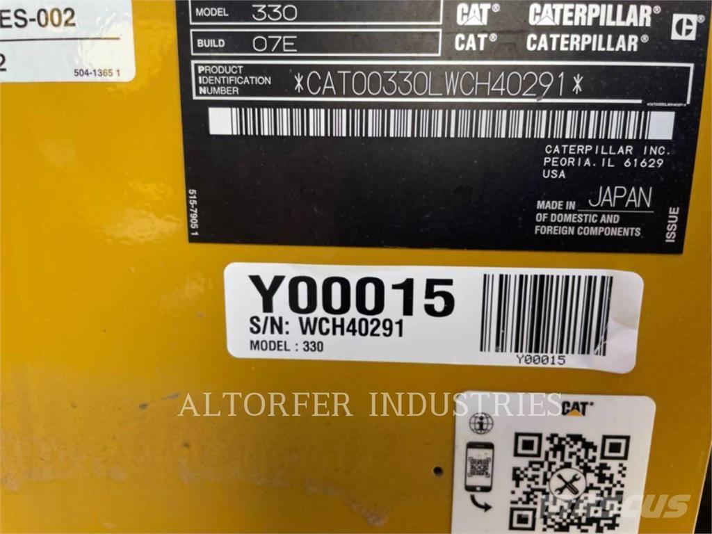 CAT 330-07 Lánctalpas kotrók