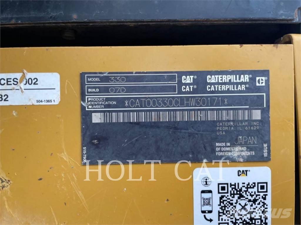 CAT 330 TC Lánctalpas kotrók
