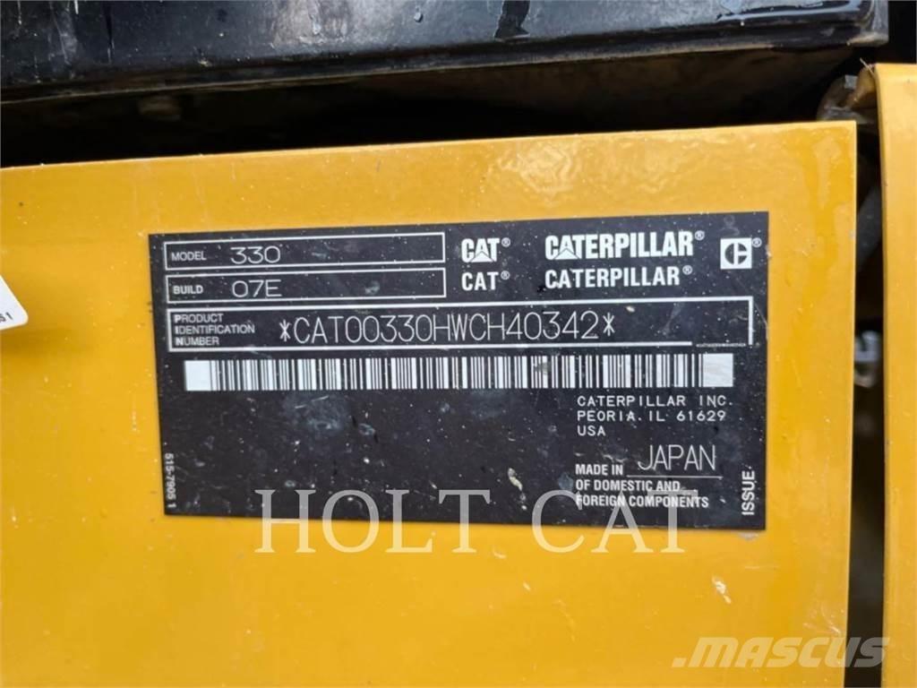 CAT 330 TC Lánctalpas kotrók