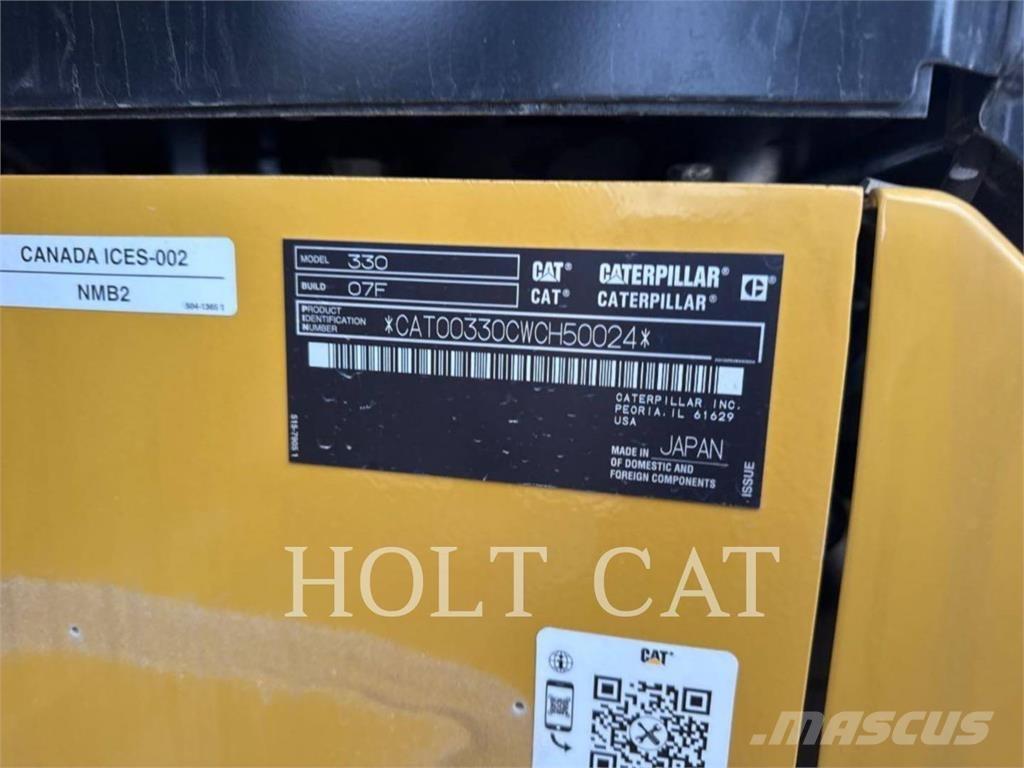 CAT 330 TC Lánctalpas kotrók