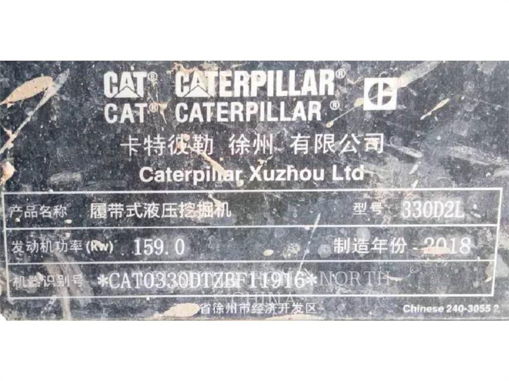 CAT 330D2L Lánctalpas kotrók
