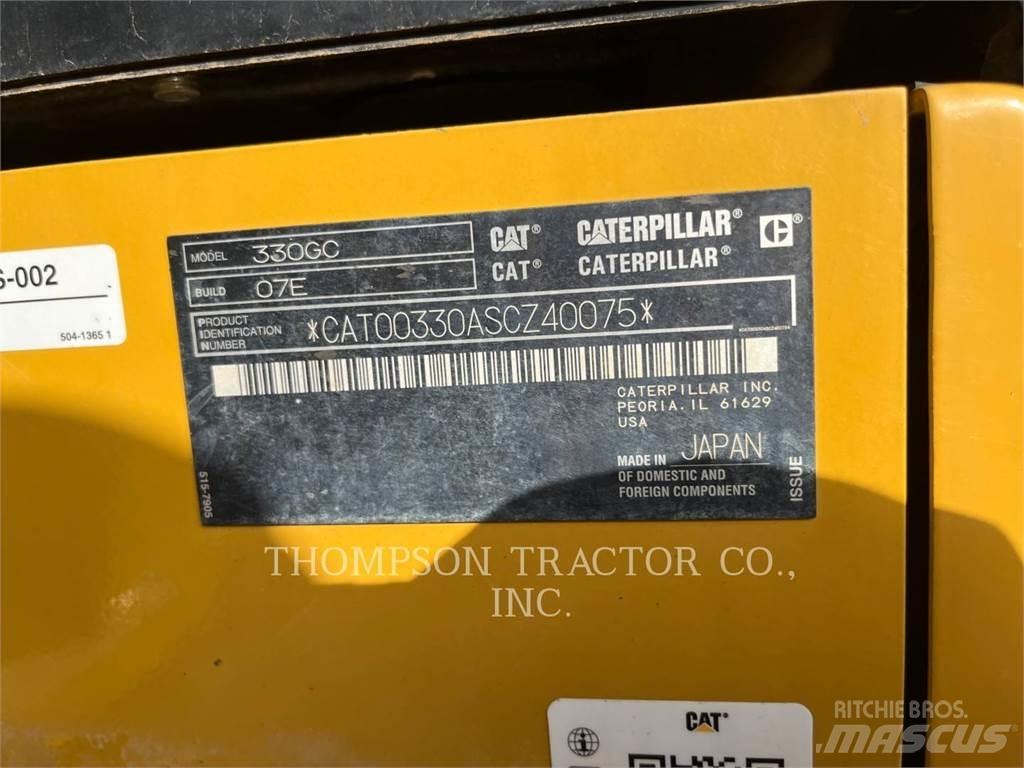 CAT 330GC Lánctalpas kotrók