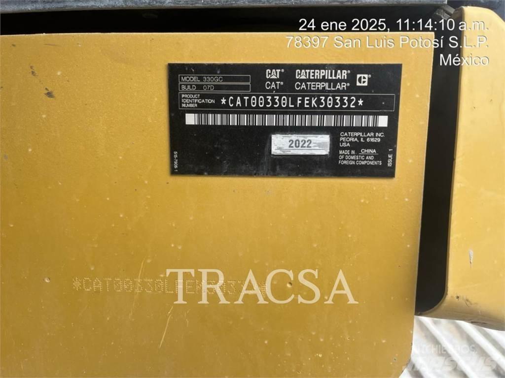 CAT 330GC Lánctalpas kotrók