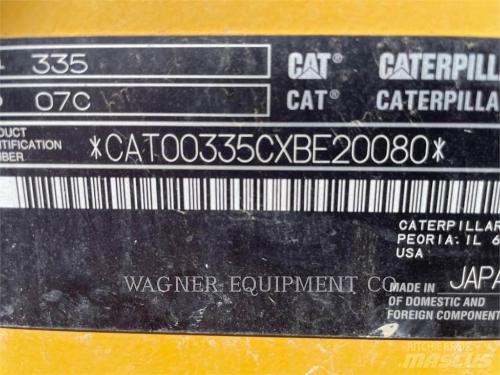 CAT 335 Lánctalpas kotrók