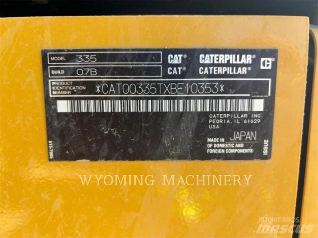 CAT 335 Lánctalpas kotrók
