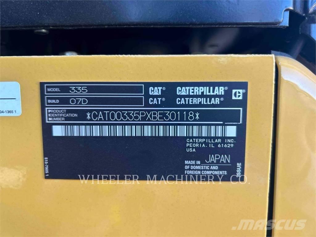 CAT 335 CF Lánctalpas kotrók