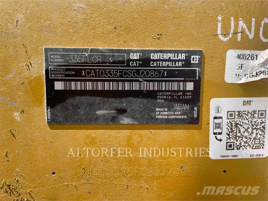 CAT 335F LCR Lánctalpas kotrók