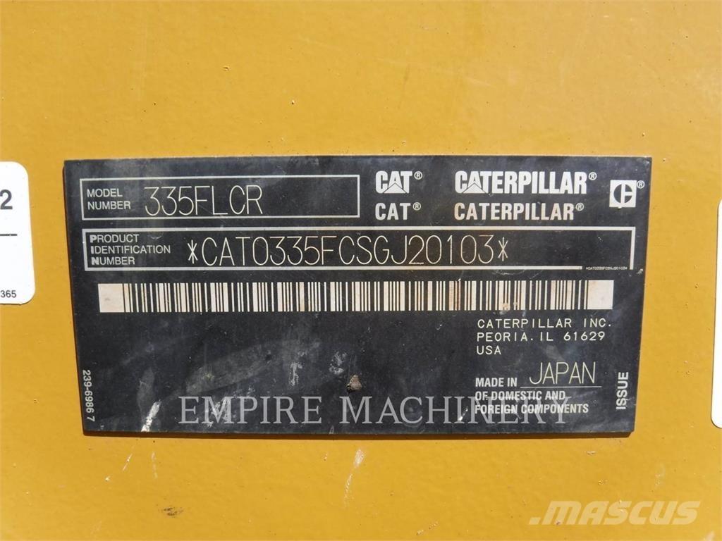 CAT 335FLCR Lánctalpas kotrók