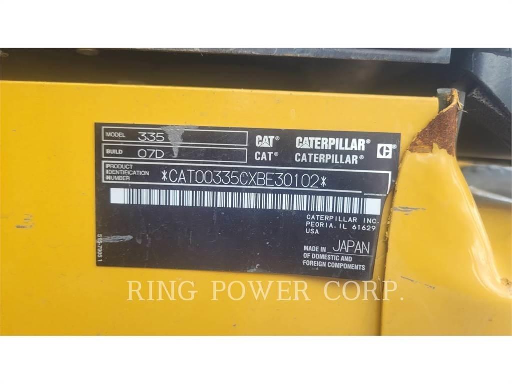 CAT 335QC Lánctalpas kotrók