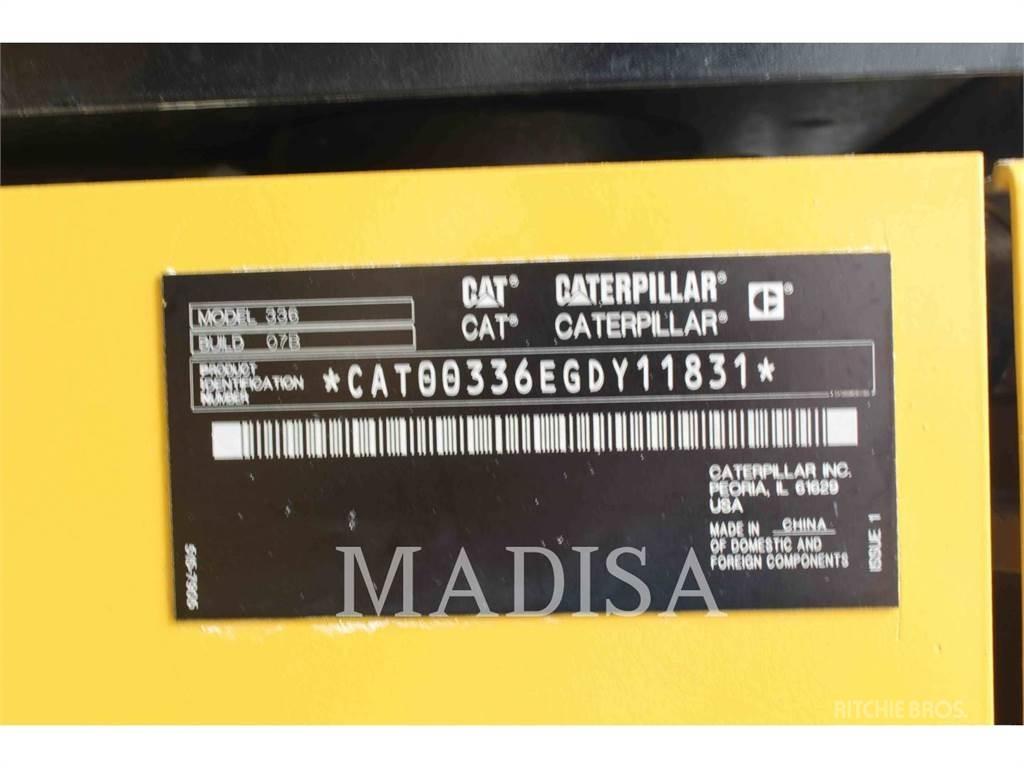 CAT 336 Lánctalpas kotrók