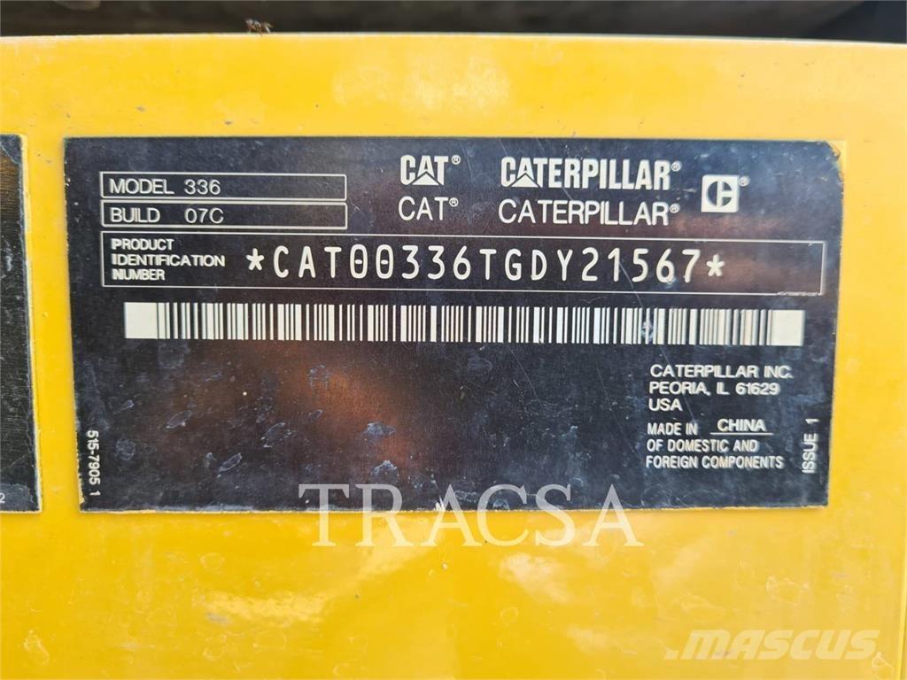 CAT 336 Lánctalpas kotrók