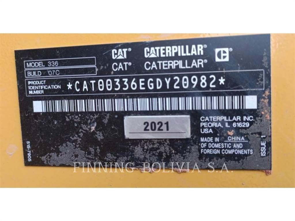CAT 336-07 Lánctalpas kotrók